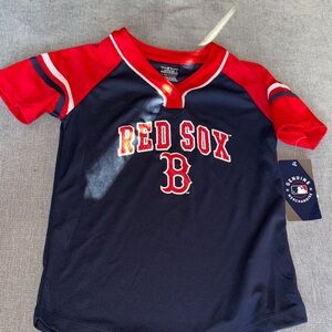 Girls Boston Red Sox Jersey Top